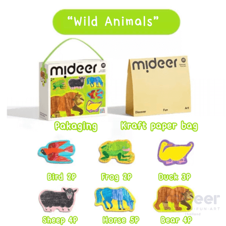 จิ๊กซอว์สำหรับเด็กเล็ก ลายสัตว์ MIDEER MD1461_4